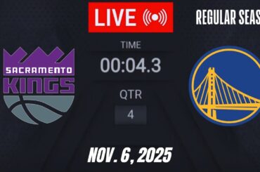 NBA LIVE! Golden State Warriors vs Sacramento Kings I November 6, 2025 Warriors vs Kings 2K Live