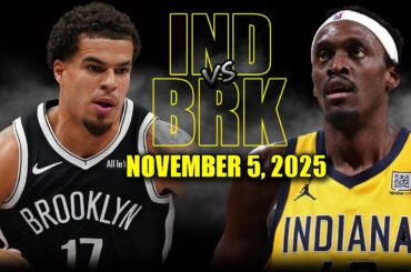 Indiana Pacers vs Brooklyn Nets Full Game Highlights - November 5, 2025 | NBA Season