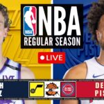 Utah Jazz vs Detroit Pistons NBA Live Scoreboard Today 2025