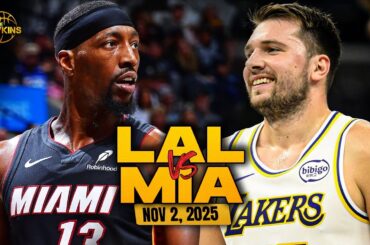Los Angeles Lakers vs Miami Heat Full Game Highlights | Nov 2, 2025 | FreeDawkins