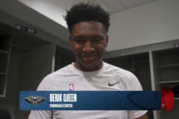 Derik Queen interview | Pelicans-Mavericks Postgame 11/5/2025