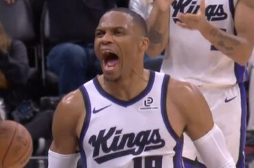 Russell Westbrook hyped after clutch stop and triple double spoils Will Richard 30pts