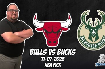 Chicago Bulls vs Milwaukee Bucks 11/7/25 NBA Free Picks & Prediction | NBA Betting Tips