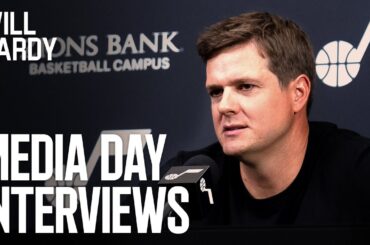 COACH WILL HARDY 2025/26 Media Day Availability 🎙️ | UTAH JAZZ