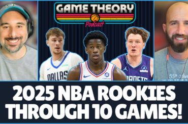 NBA Rookie Analysis Through 10 Games | Flagg, Edgecombe, Hornets, more! | Game Theory Podcast