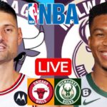 LIVE: CHICAGO BULLS vs MILWAUKEE BUCKS | NBA | PLAY BY PLAY | SCOREBOARD