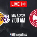 🔴 NBA LIVE! Los Angeles Lakers vs Atlanta Hawks | November 8, 2025 | NBA Full Game highlights (2K26)