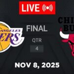 NBA LIVE! Los Angeles Lakers vs Chicago Bulls November 8, 2025 | 2025 NBA Season Live 2K