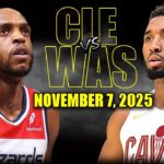 Cleveland Cavaliers vs Washington Wizards Full Game Highlights - November 7, 2025 | NBA Season