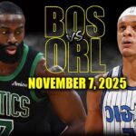 Boston Celtics vs Orlando Magic Full Game Highlights - November 7, 2025 | NBA Season