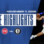 Pistons Win 5th Straight to Open NBA Cup! | Highlights vs Nets #nba #pistons #detroitpistons