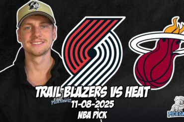 Portland Trail Blazers vs Miami Heat 11/8/25 NBA Free Picks & Prediction | NBA Betting Tips