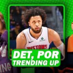 Cade Cunningham, Trail Blazers trending up in NBA season | Numbers on the Board | NBA on NBC