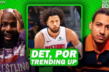 Cade Cunningham, Trail Blazers trending up in NBA season | Numbers on the Board | NBA on NBC