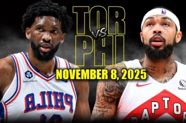 Philadelphia 76ers vs Toronto Raptors Full Game Highlights - November 8, 2025 | NBA Season