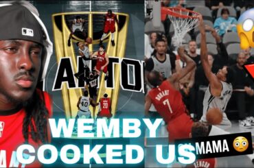 WEMBY RUINED MY NIGHT.. Spurs Vs Rockets Highlights Reaction