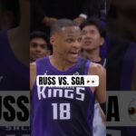 Russ talking after the foul on SGA 🗣️