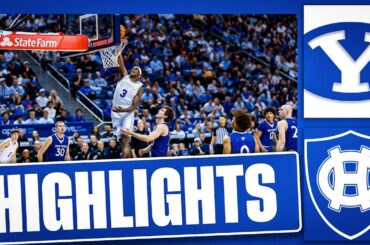 FULL GAME HIGHLIGHTS | BYU vs HOLY CROSS | Men's Basketball