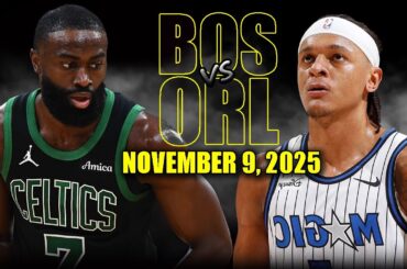 Boston Celtics vs Orlando Magic Full Game Highlights - November 9, 2025 | NBA Season
