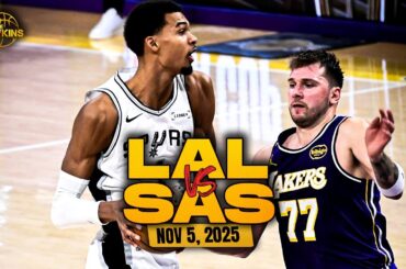 Los Angeles Lakers vs San Antonio Spurs Full Game Highlights | Nov 5, 2025 | FreeDawkins