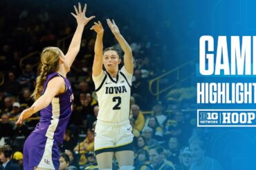 Evansville vs. Iowa | Highlights | Big Ten Basketball | 11/09/25