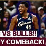 COMEBACK: Cleveland Cavaliers STUN Bulls, Donovan Mitchell, Evan Mobley, De'Andre Hunter STAR in WIN