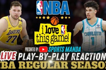 🔴LAKERS VS HORNETS │ 2025-26 NBA REGULAR SEASON - Basketball Play-By-Play Reaction & Scoreboard