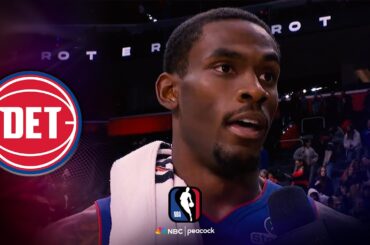 Detroit Pistons' Jalen Duren: Daniss Jenkins has never shied from big moments | NBA on NBC