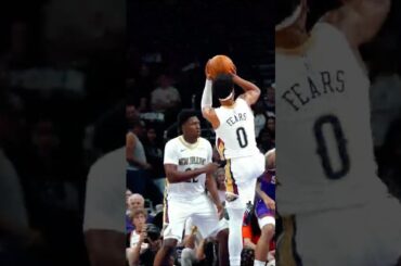 Jeremiah Fears drills fall away jumper #pelicans #suns #highlights