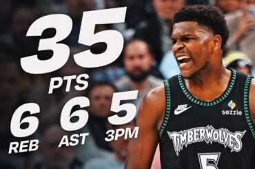 Anthony Edwards Was GETTING BUCKETS In Utah (35 PTS) | November 10, 2025