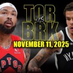 Toronto Raptors vs Brooklyn Nets Full Game Highlights - November 11, 2025 | NBA Season