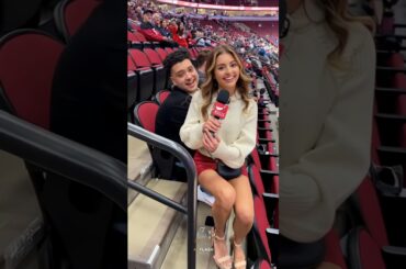 NBA reporter interviews Chicago Bulls fans #nba #basketball #chicagobulls #funnyvideo #funnyshorts