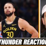 Steph Curry & Warriors SHAKY in blowout loss to OKC Thunder & Shai Gilgeous-Alexander | NBA Reaction