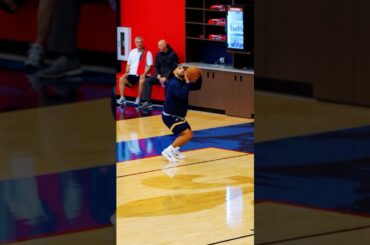 Pelicans prepare for Trail Blazers at shootaround #pelicans #nba