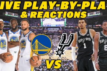 Golden State Warriors vs San Antonio Spurs | Live Play-By-Play & Reactions