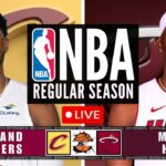 NBA Live: Cleveland Cavaliers vs Miami Heat | Play-By-Play Scoreboard 2025