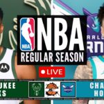 NBA Live: Milwaukee Bucks vs Charlotte Hornets | Play-By-Play Scoreboard 2025