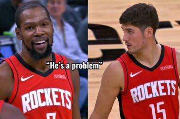 Reed Sheppard Did THIS & Kevin Durant Could Not Stop Smiling 🔥