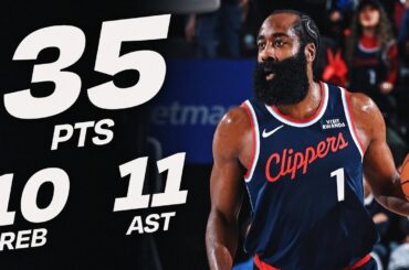 James Harden's 35-PT TRIPLE-DOUBLE vs Hawks | November 10, 2025