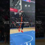 Pregame dunk goes wrong 😂
