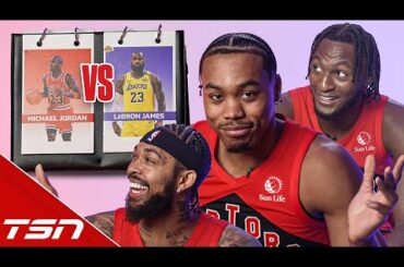 RAPTORS PLAYERS DECIDE WHO'S THE G.O.A.T.