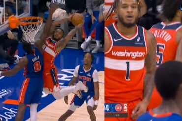 Cam Whitmore CRAZY poster dunk on Jalen Duren 😱