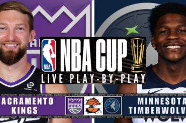 NBA CUP LIVE Today: Sacramento Kings vs Minnesota Timberwolves | Play‑by‑Play, Scoreboard & Stats