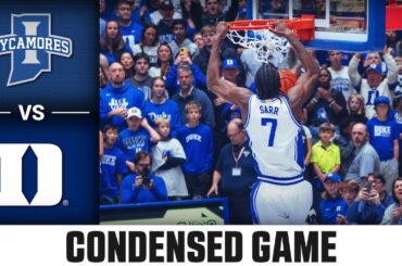 Indiana State vs. Duke Condensed Game | 2025-26 ACC Men’s Basketball