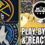 🔴LIVE - Denver Nuggets vs Minnesota Timberwolves - Play-By-Play & Reactions (11/15/25)