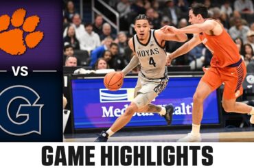 Clemson vs. Georgetown Game Highlights | 2025-26 ACC Men's Basketball