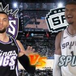 Sacramento Kings vs San Antonio Spurs Live Play by Play & Scoreboard
