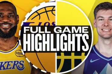 Los Angeles Lakers vs Utah Jazz Highlights Full Game - NOV 16.2025 | NBA