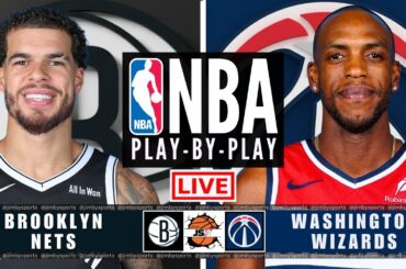 NBA LIVE: Brooklyn Nets vs Washington Wizards | Live Play‑by‑Play Scoreboard Today