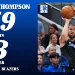 Klay Thompson (19 Points) vs. Portland Trail Blazers | November 16, 2025